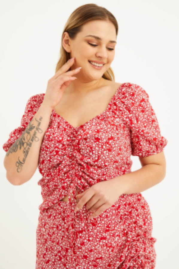 

Топ женский My Line Moda 1555 красный 40 (доставка из-за рубежа), 1555