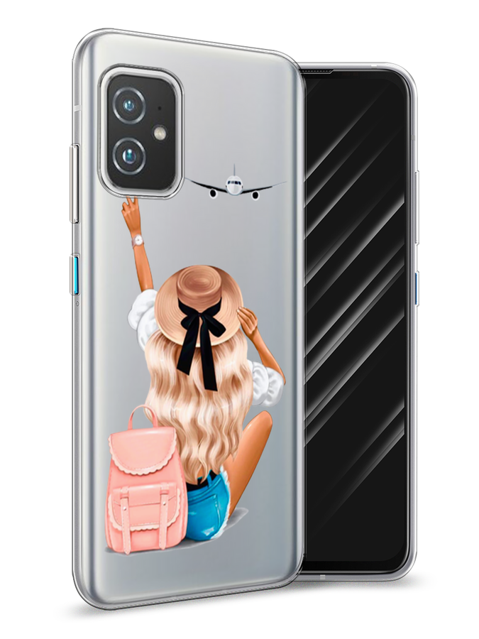 

Чехол Awog на Asus ZenFone 8 "Автостопом самолетом", Бежевый;розовый;голубой, 44450-7