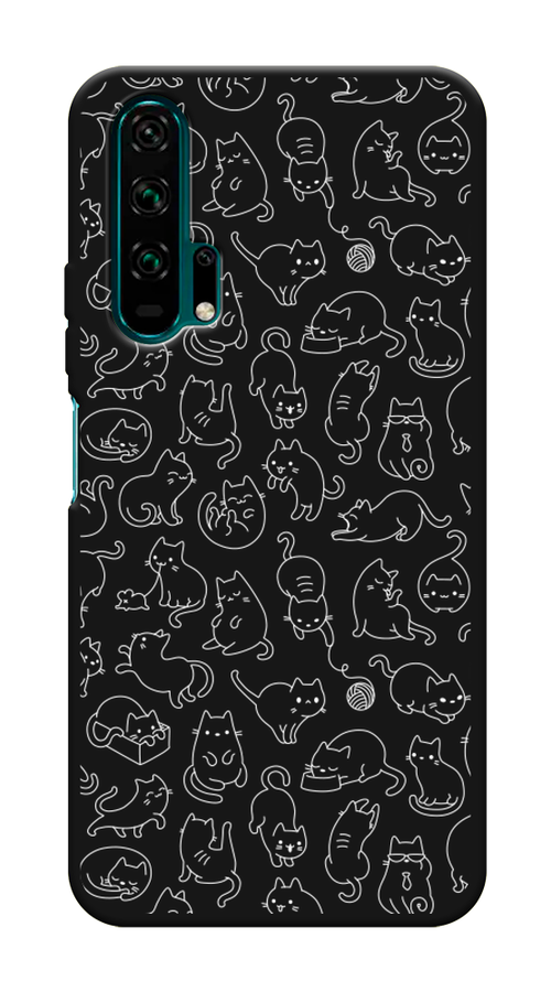 

Чехол Awog на Honor 20 Pro "Шкодливые котики", Разноцветный, 69352-1