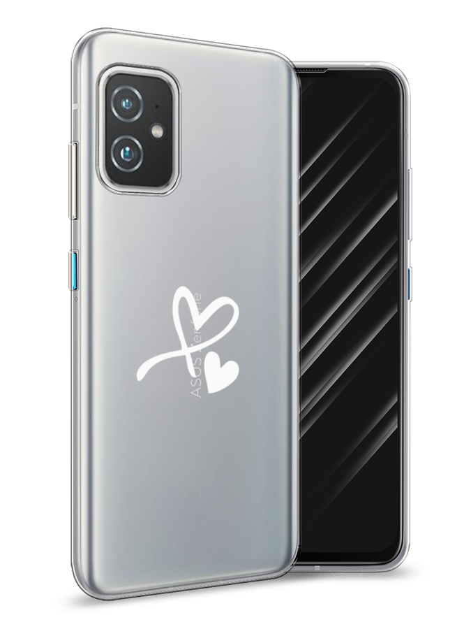 

Чехол Awog на Asus ZenFone 8 "Сердечко минимализм", Белый, 44450-6