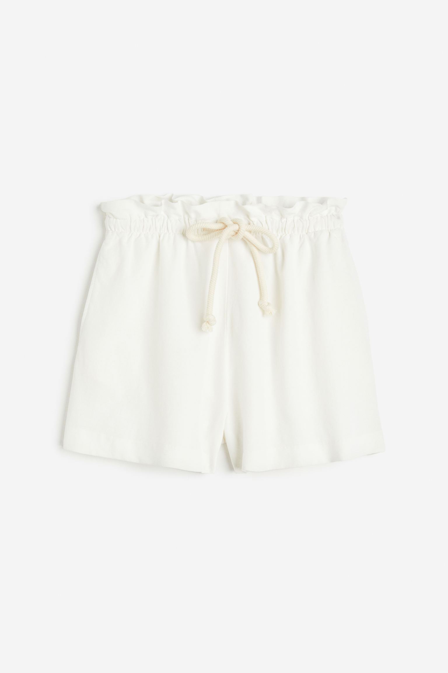 

Повседневные шорты женские H&M 1159607001 белые S (доставка из-за рубежа), Белый, 1159607001