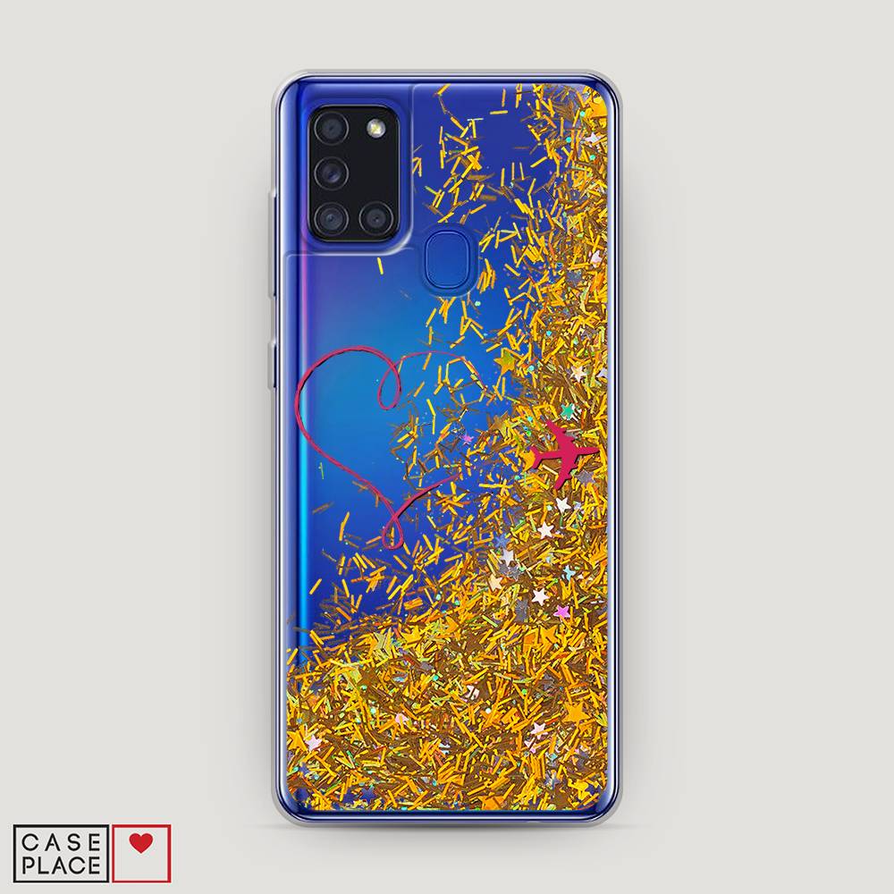 

Чехол Awog на Samsung Galaxy A21s / Самсунг A21s "Сердце и самолет", Разноцветный, 2100290-1