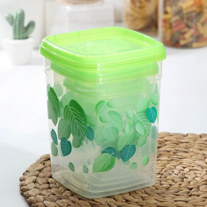 

Набор банок для сыпучих Осень, 4 шт, 1318,5 см, 11,516 см, 913 см, 7х10 см, с ложками,