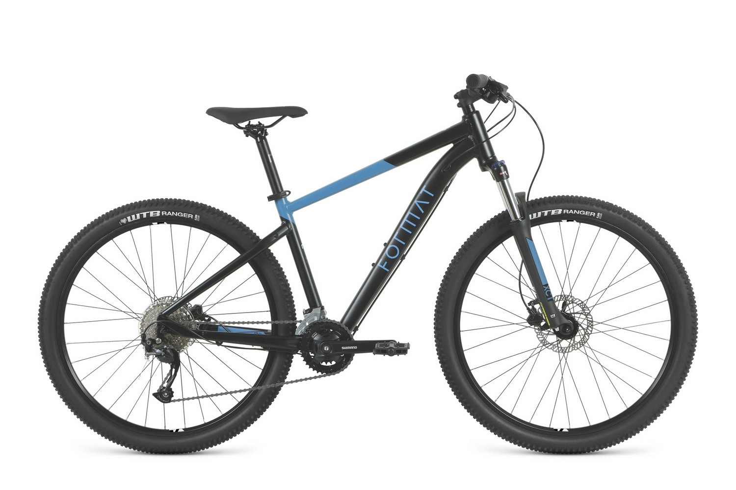 Горный велосипед Format 1412 27.5, год 2023, цвет Черный-Синий, ростовка 17