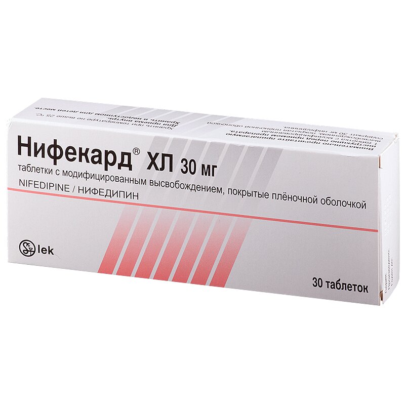 Нифекард ХЛ табл. п.п.о. 30 мг. №30, Lek d. d.  - купить