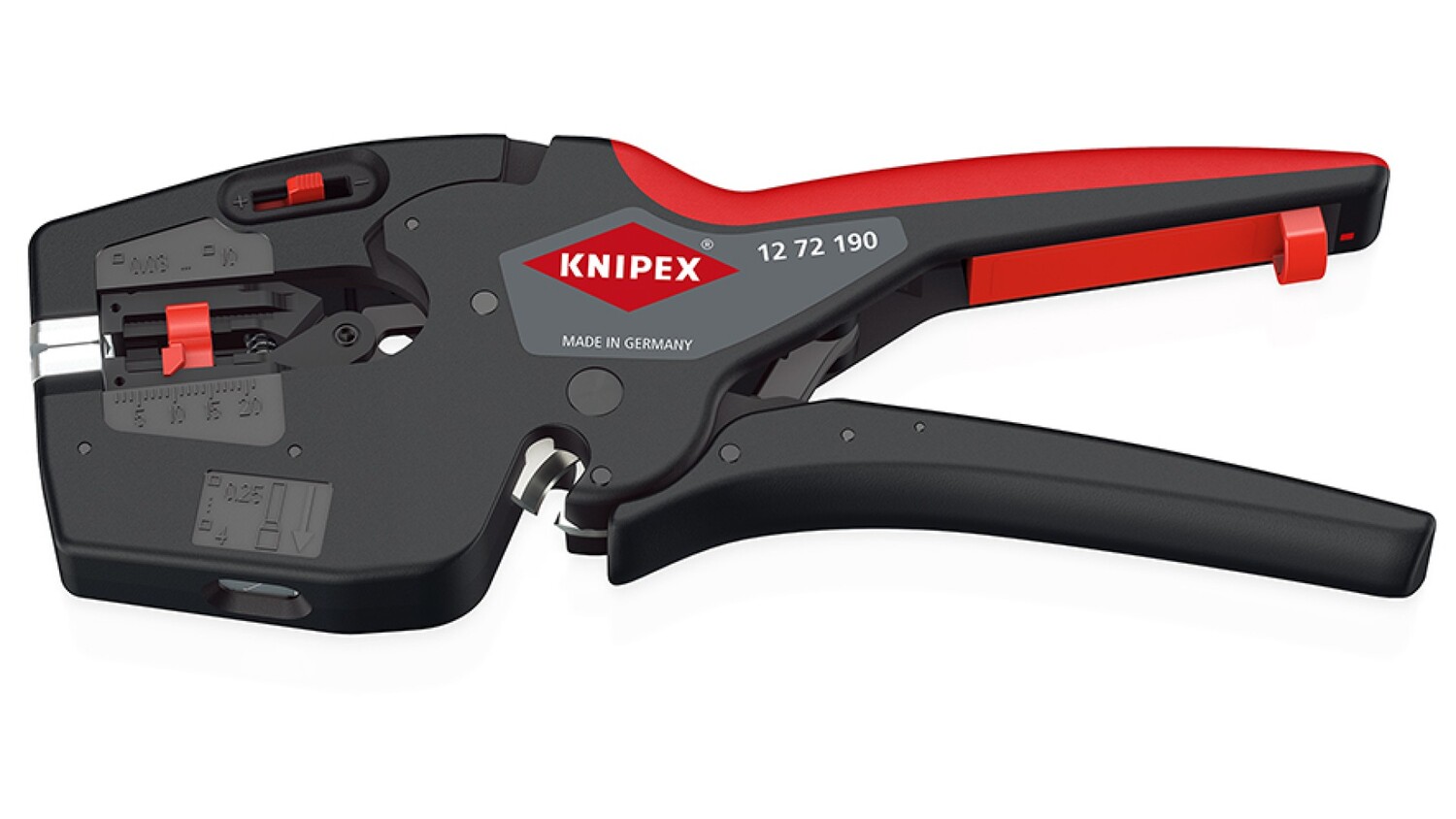 Стриппер автоматический Knipex 3-в-1 NexStrip 003-10 мм AWG 32-8 рез до 10 мм 25699₽