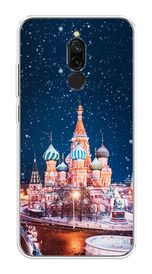 

Чехол на Xiaomi Redmi 8 "Москва 1", Коричневый;синий;белый, 37150-1