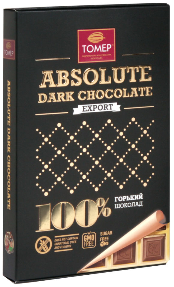

Шоколад Tomer горький 100% 90г