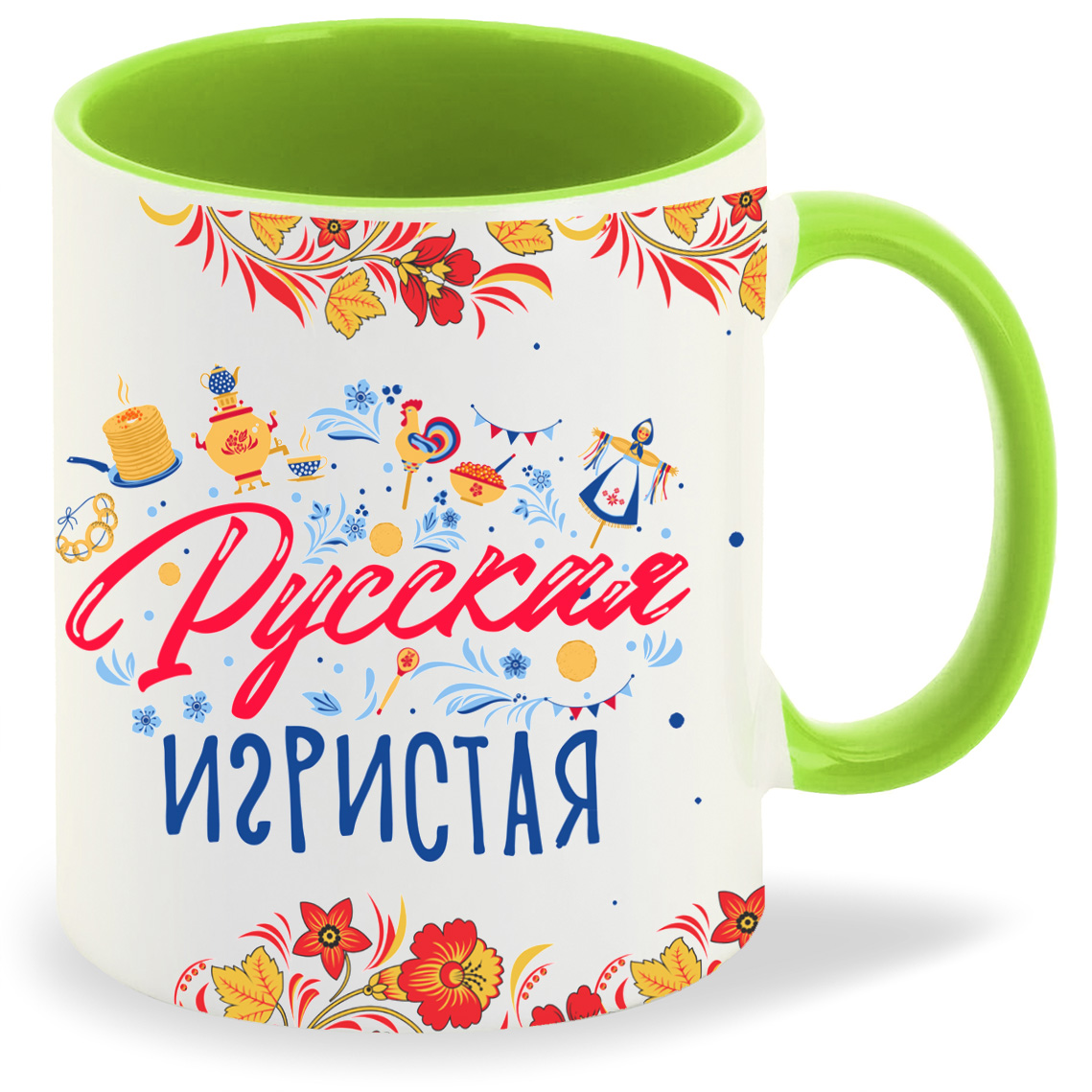 

Кружка CoolPodarok Прикол Русская игристая, Прикол Русская игристая