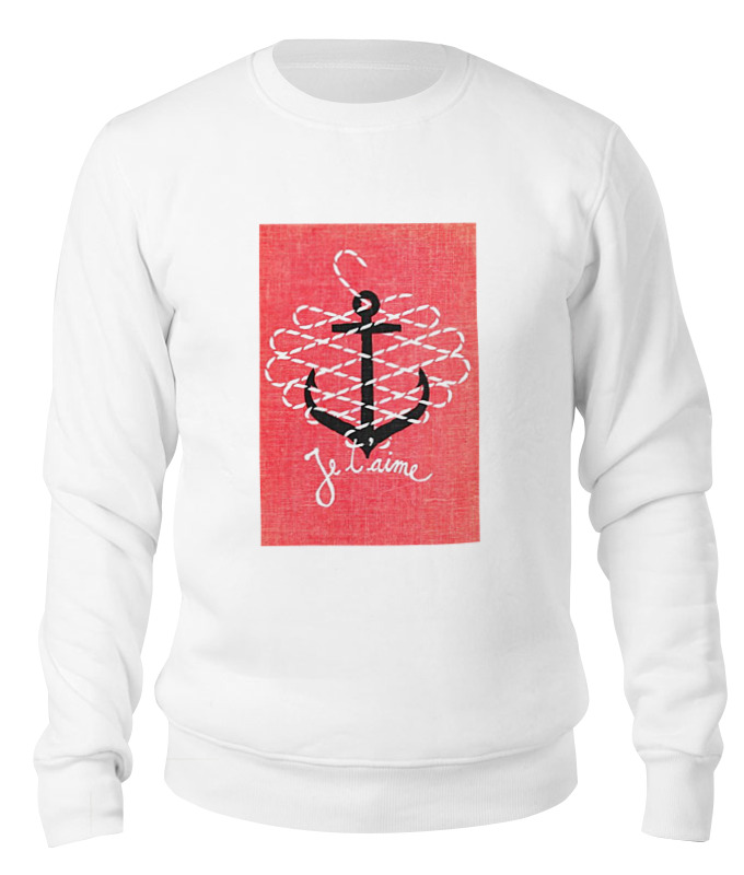 

Свитшот унисекс Printio Je t'aime белый XS, Je t'aime