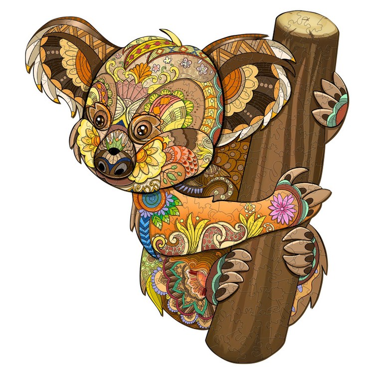

Деревянные пазлы Woodbests Милая Коала M