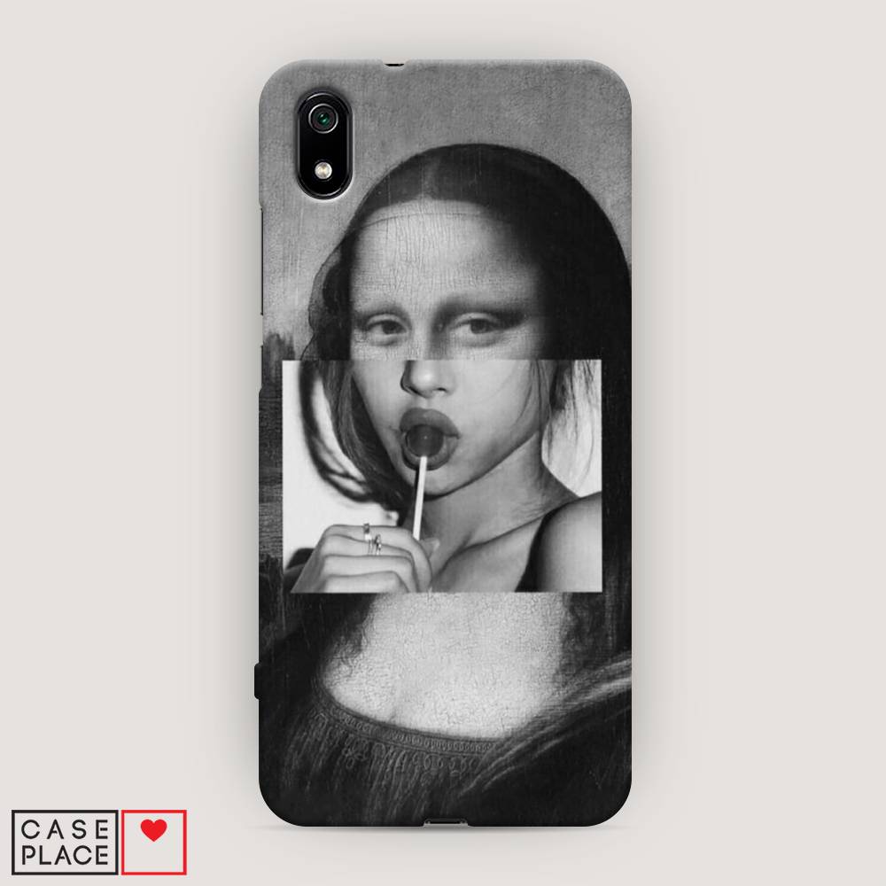 

Пластиковый чехол "Mona Lisa sucking lollipop" на Xiaomi Redmi 7A, 35420-7