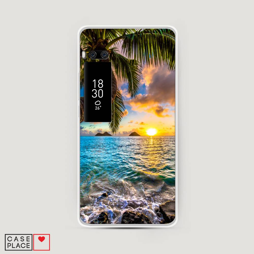 

Чехол Awog на Meizu Pro 7 "Восход 5", Голубой;желтый;зеленый, 71850-4