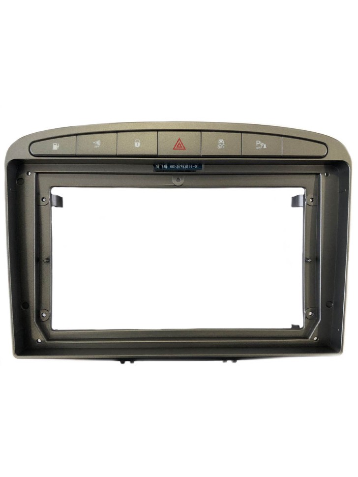 Переходная рамка Wide Media для установки в Peugeot 408 2012-2017 9" дисплея (серая)