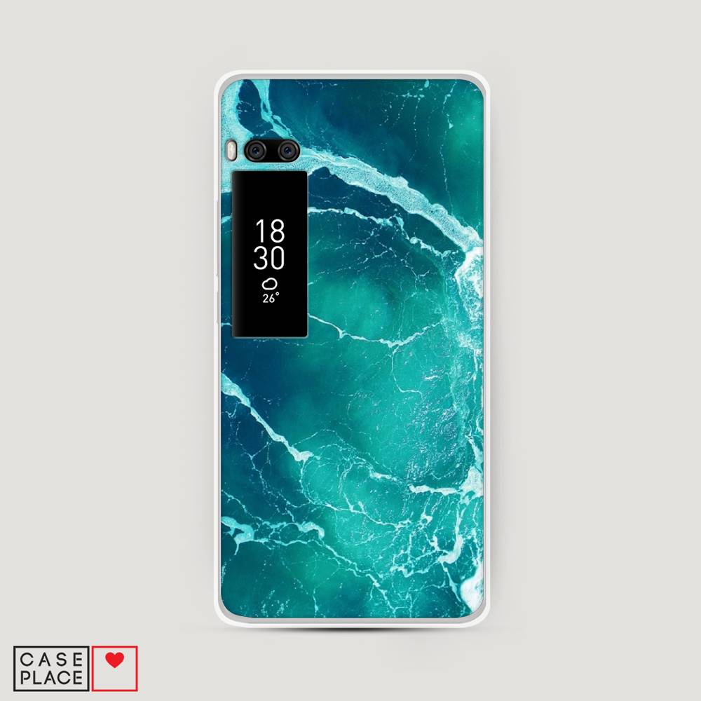 

Чехол Awog на Meizu Pro 7 "Изумрудный океан", Голубой;синий, 71850-4