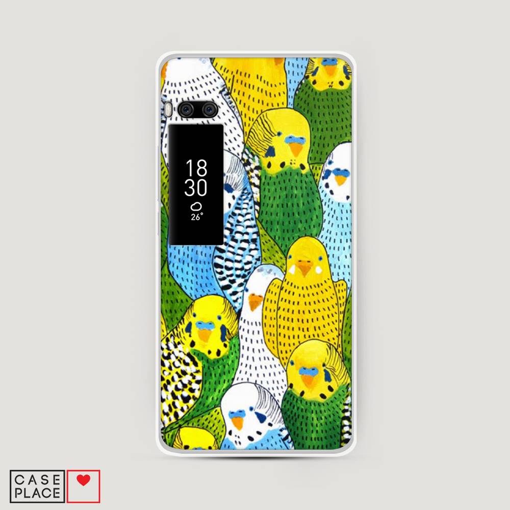 

Чехол Awog на Meizu Pro 7 "Попугаи", Желтый;зеленый;голубой, 71850-1