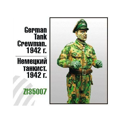 

Модель для сборки Zebrano Немецкий танкист 1942 год ZF35007 1/35