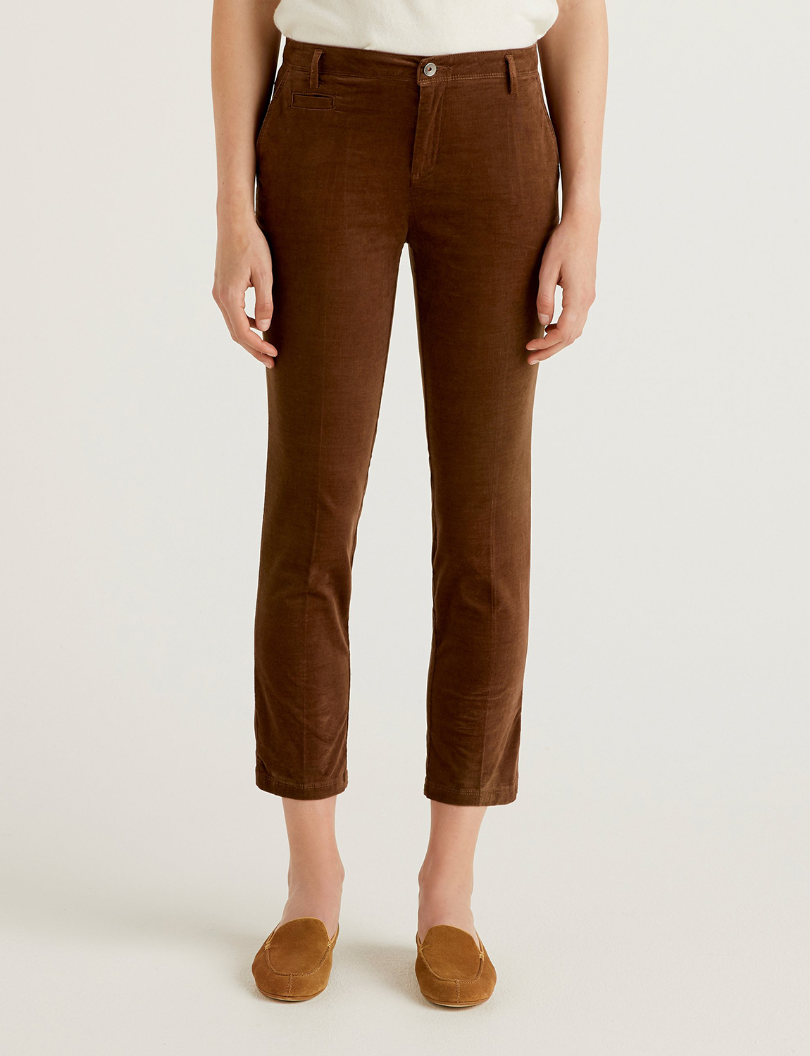 фото Брюки женские united colors of benetton 21a_4ah7557m5 коричневые 40