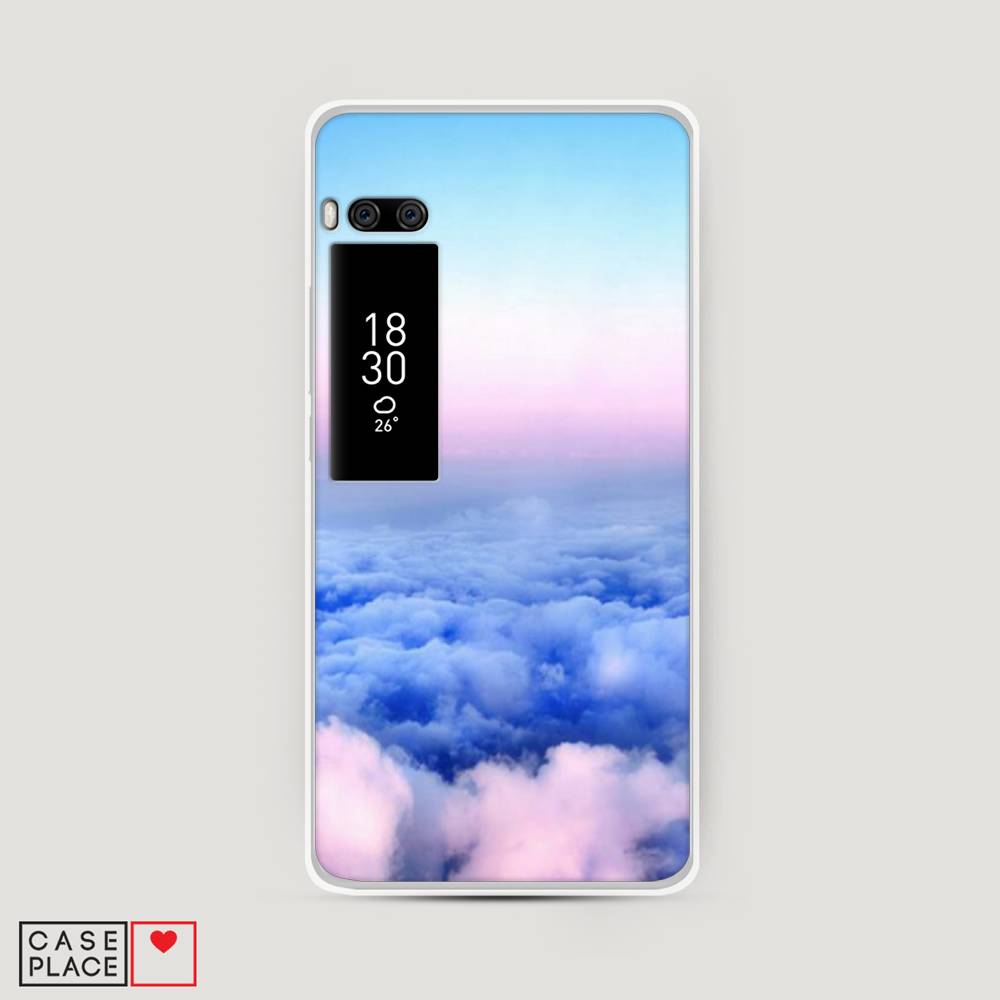 

Чехол Awog на Meizu Pro 7 "Облака", Голубой;розовый, 71850-4