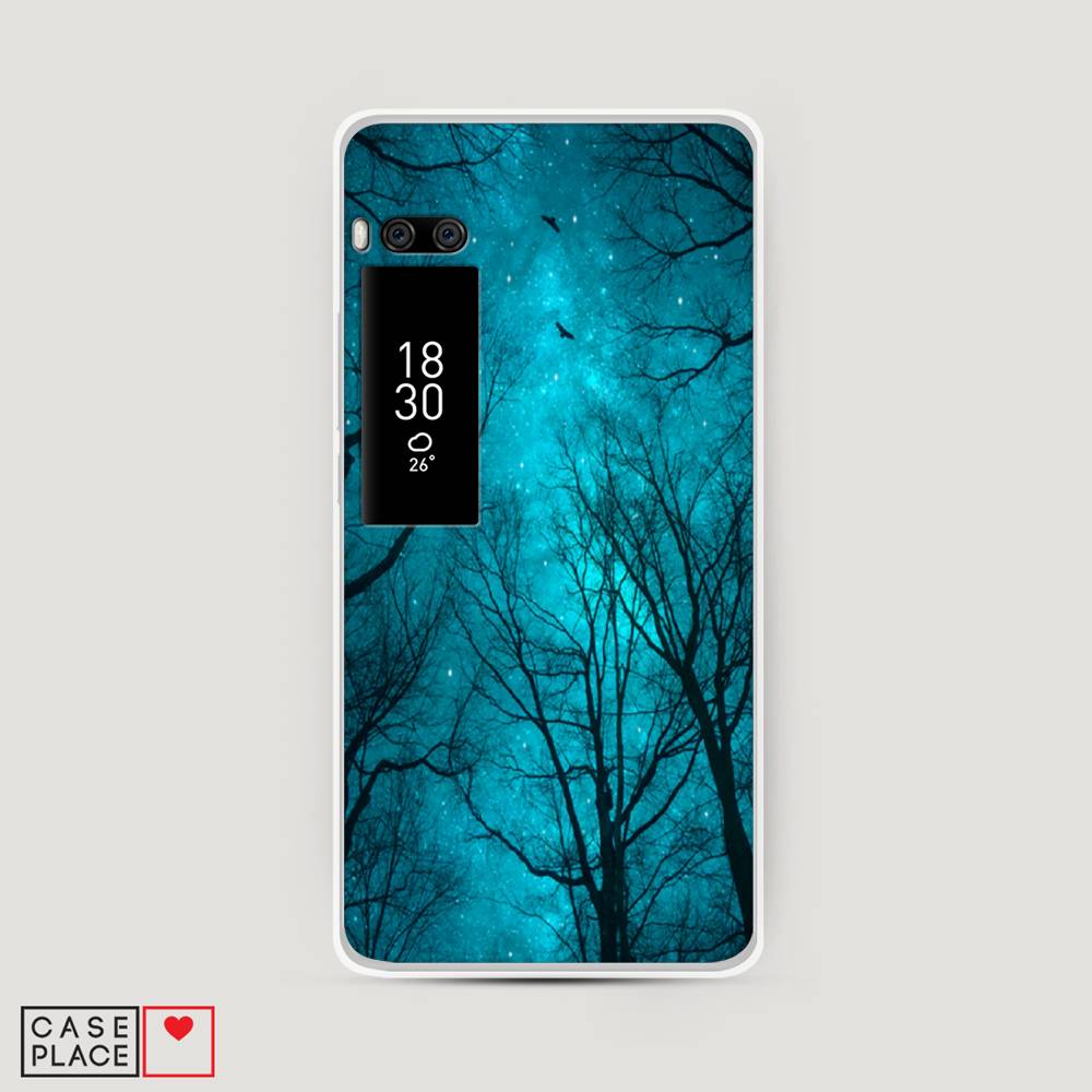 

Чехол Awog на Meizu Pro 7 "Сказочный лес", Черный;голубой, 71850-4