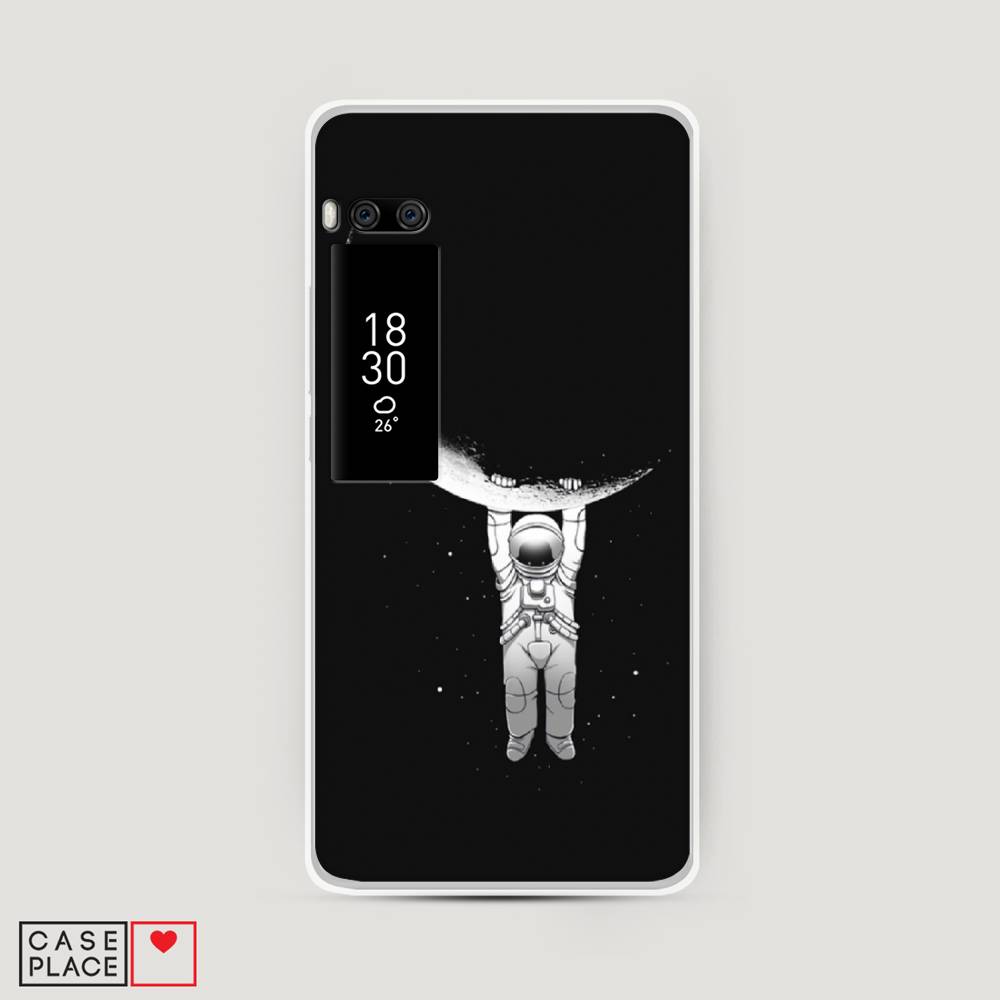 

Чехол Awog на Meizu Pro 7 "Космонавт", Белый;черный, 71850-4