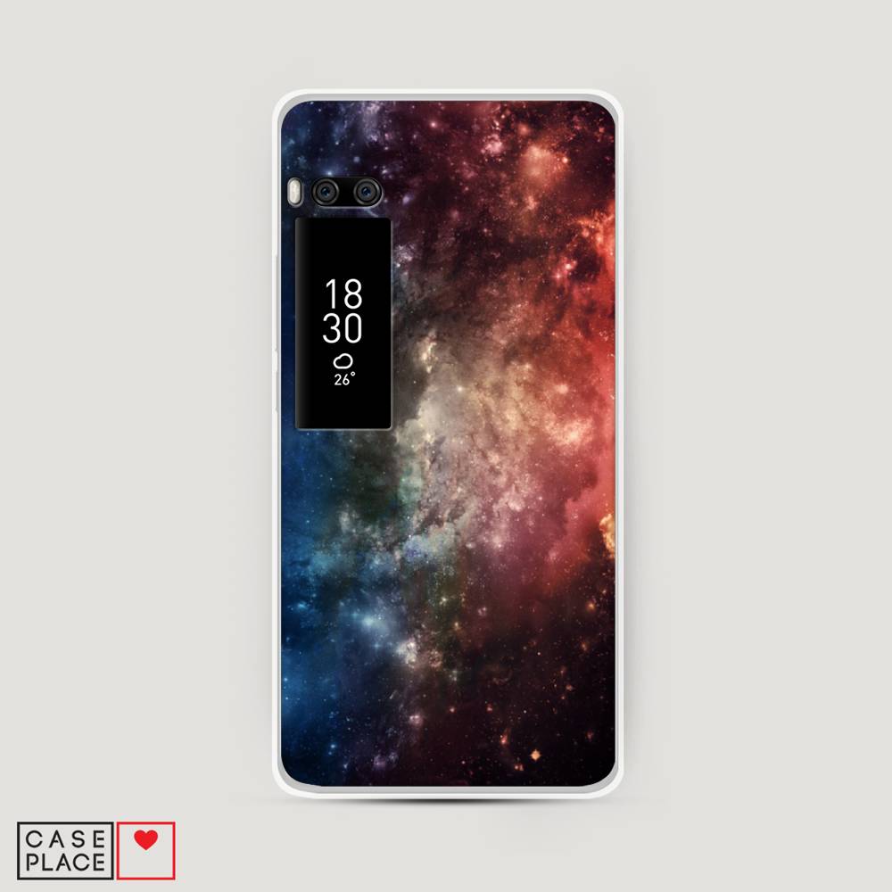 

Чехол Awog на Meizu Pro 7 "Космос", Синий;бежевый;красный, 71850-4