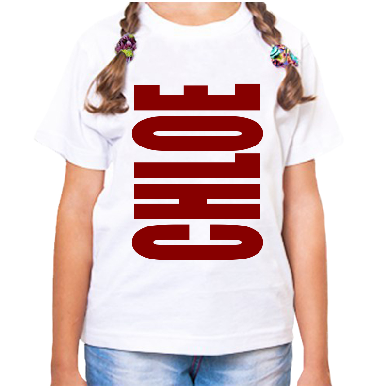 

Футболка девочке белая 30 р-р хлоя, Белый, fdd_chloe