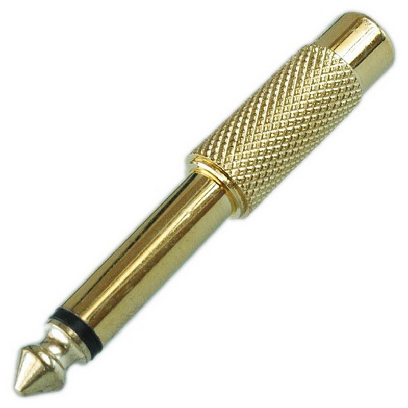 Переходник Pro legend RCA - Jack 63 PL2274 золотистый 169₽