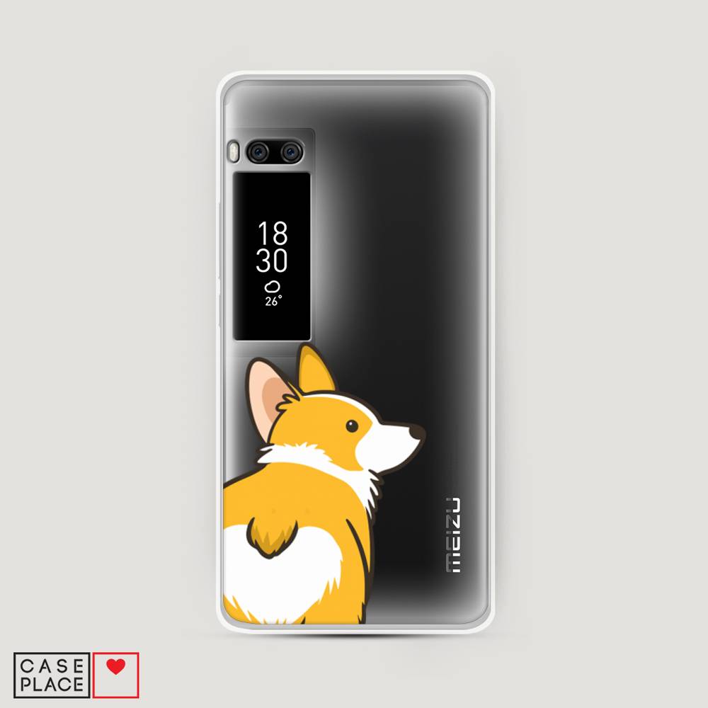 

Чехол Awog на Meizu Pro 7 "Корги следуй за мной", Желтый;бежевый;белый, 71850-2