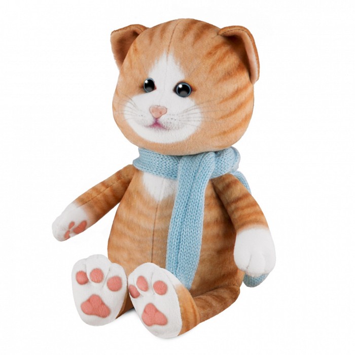 

Мягкая игрушка «Кот Рыжик в шарфе», 20 см