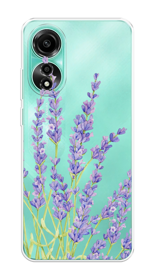 

Чехол Homey на Oppo A78 4G "Лавандовые стебли", Фиолетовый;зеленый, 2514750-1