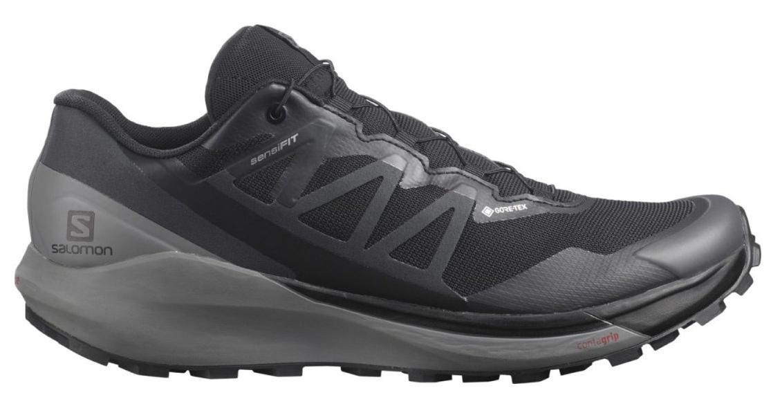 фото Кроссовки мужские salomon sense ride 4 invisible gtx черные 10 uk