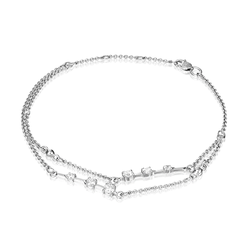 

Браслет из серебра р. PLATINA jewelry 05-0623-00-401-0200-69, фианит, 05-0623-00-401-0200-69