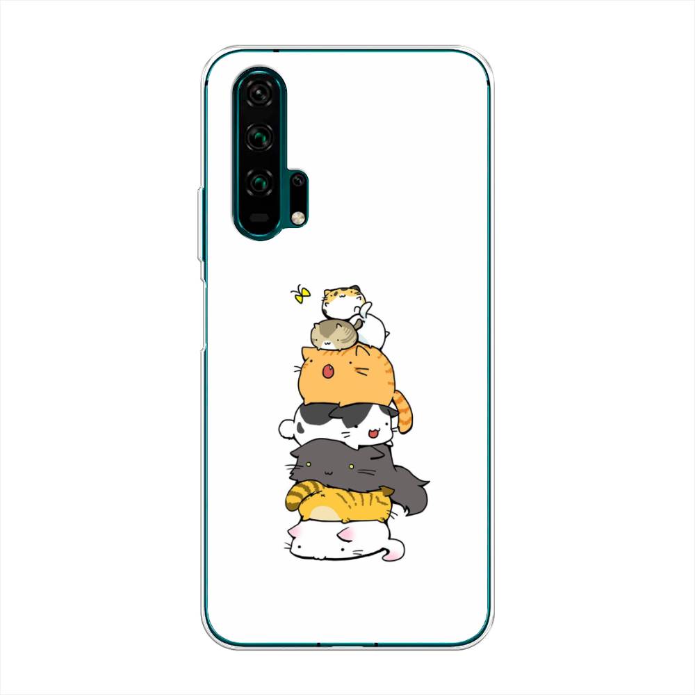 

Чехол Awog на Honor 20 Pro "Бутерброд из котиков", Разноцветный, 69350-10