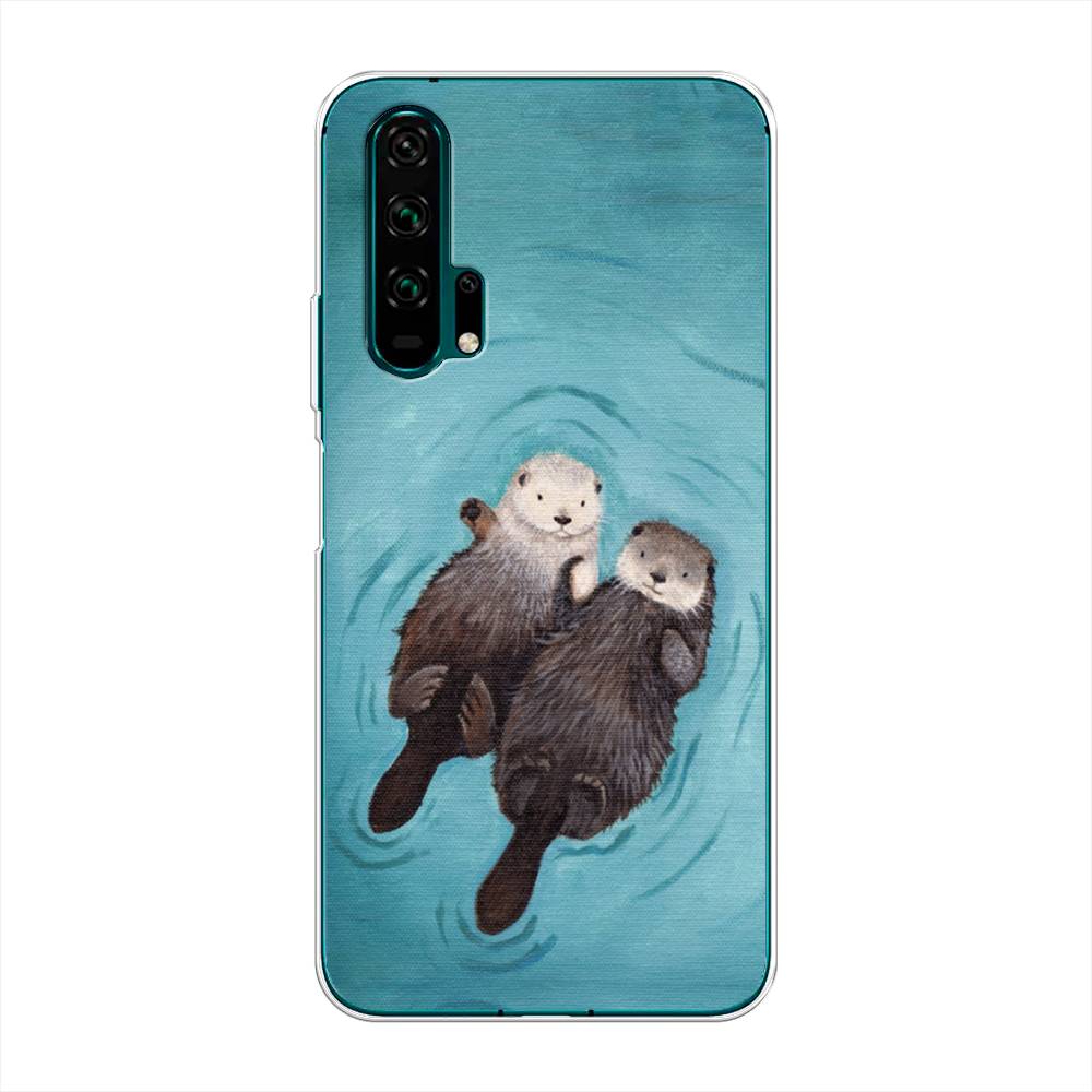 

Чехол Awog на Honor 20 Pro "Парочка бобров", Разноцветный, 69350-10