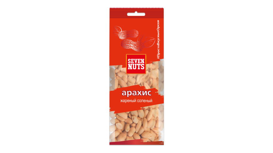 

Арахис Seven Nuts жареный соленый 100 г