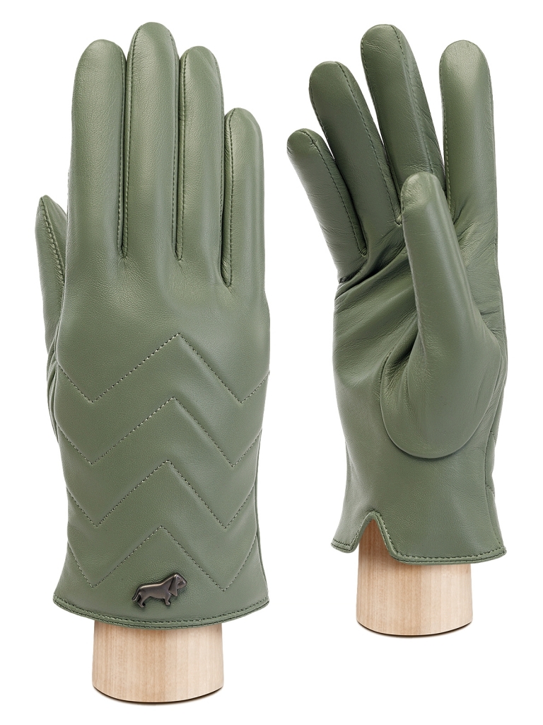 

Перчатки женские Labbra LB-0208 зеленые 6.5, Зеленый, LB-0208