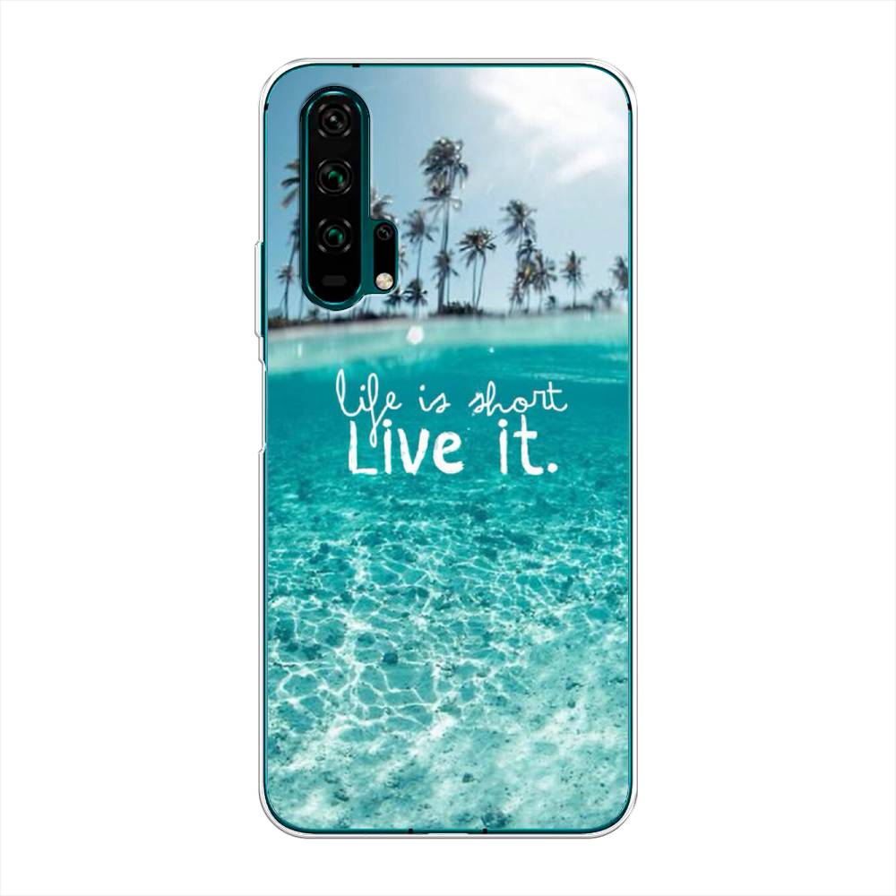 

Чехол Awog на Honor 20 Pro "Live it", Разноцветный, 69350-7