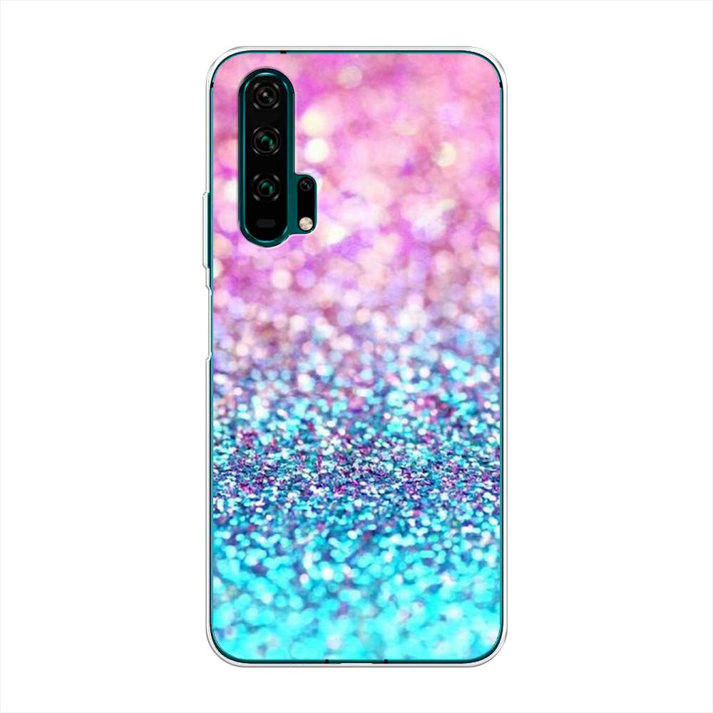 

Чехол Awog "Розово-голубые глиттеры рисунок" для Honor 20 Pro