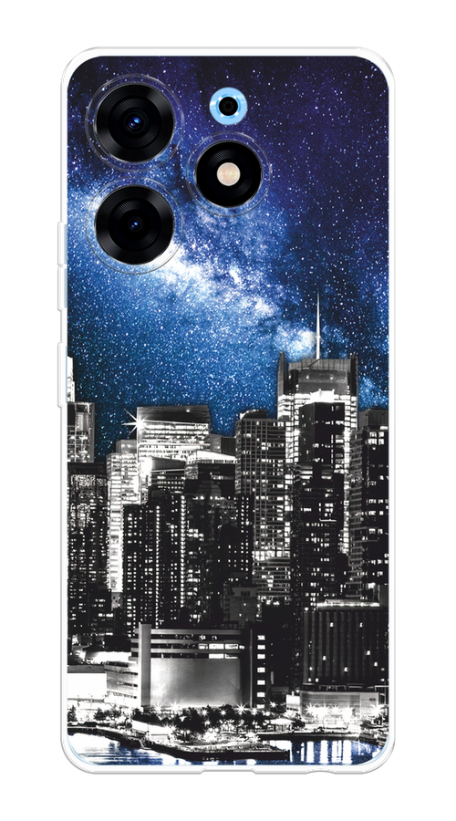

Чехол Homey на Tecno Spark 10 Pro "Космический Нью-Йорк", Синий;серый, 303750-1