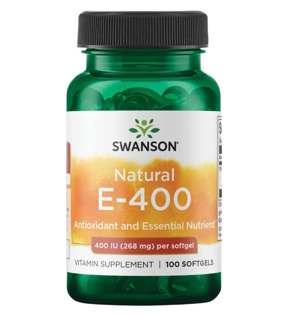 

Витамин Е Swanson Vitamin E-400 МЕ 268 мг 100 капсул