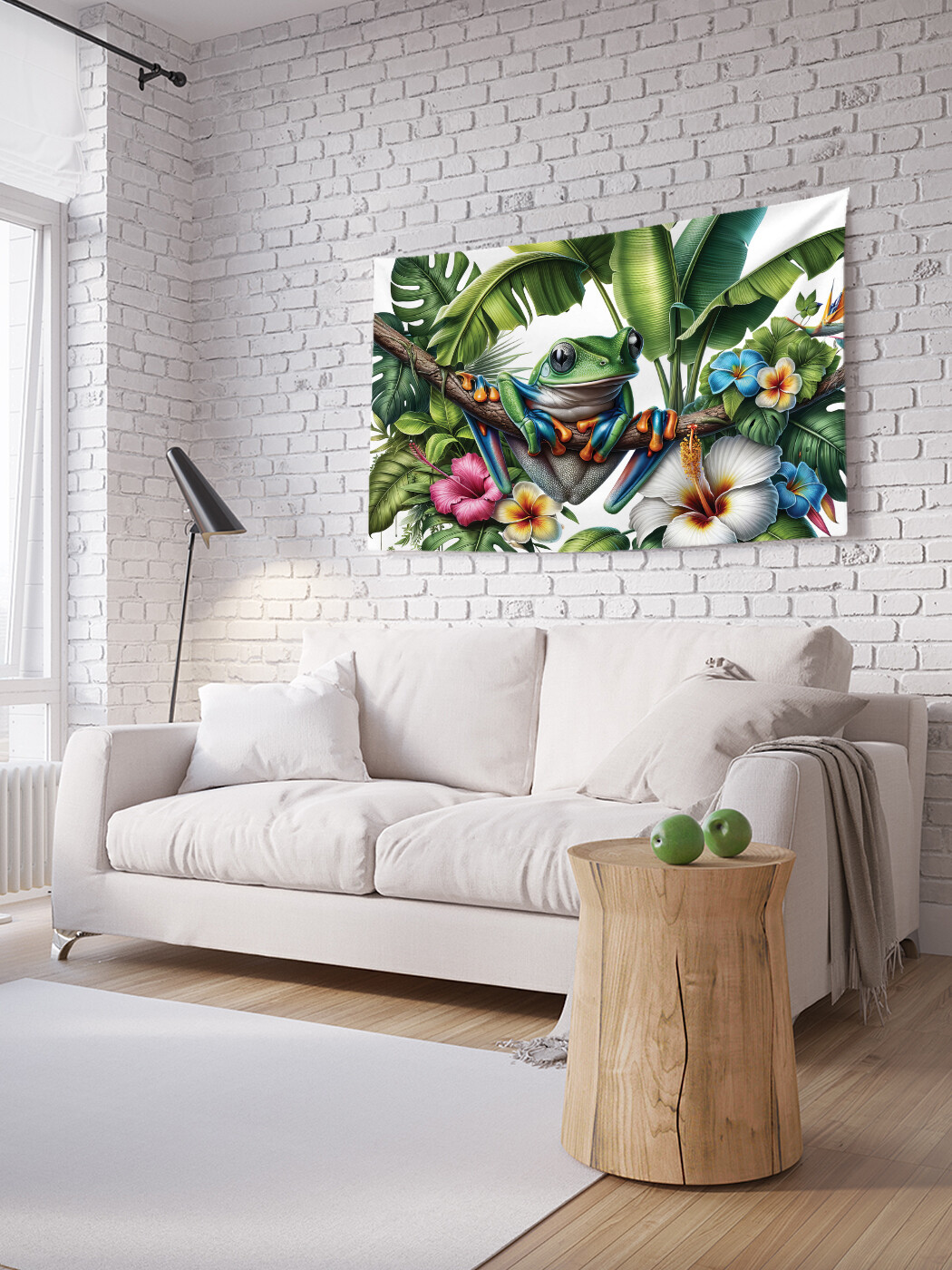 

Фотопанно JoyArty Лягушка в цветах 150х200, tpg_sd1096_150x200