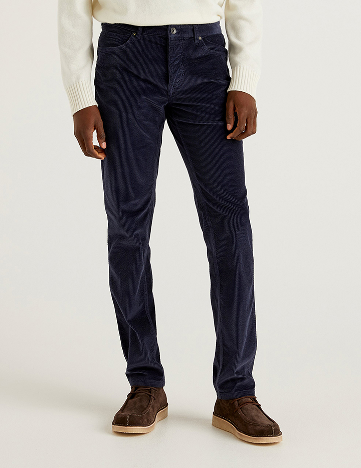 

Брюки мужские United Colors of Benetton 21A_4ALR57BX8 синие 50 RU, 21A_4ALR57BX8