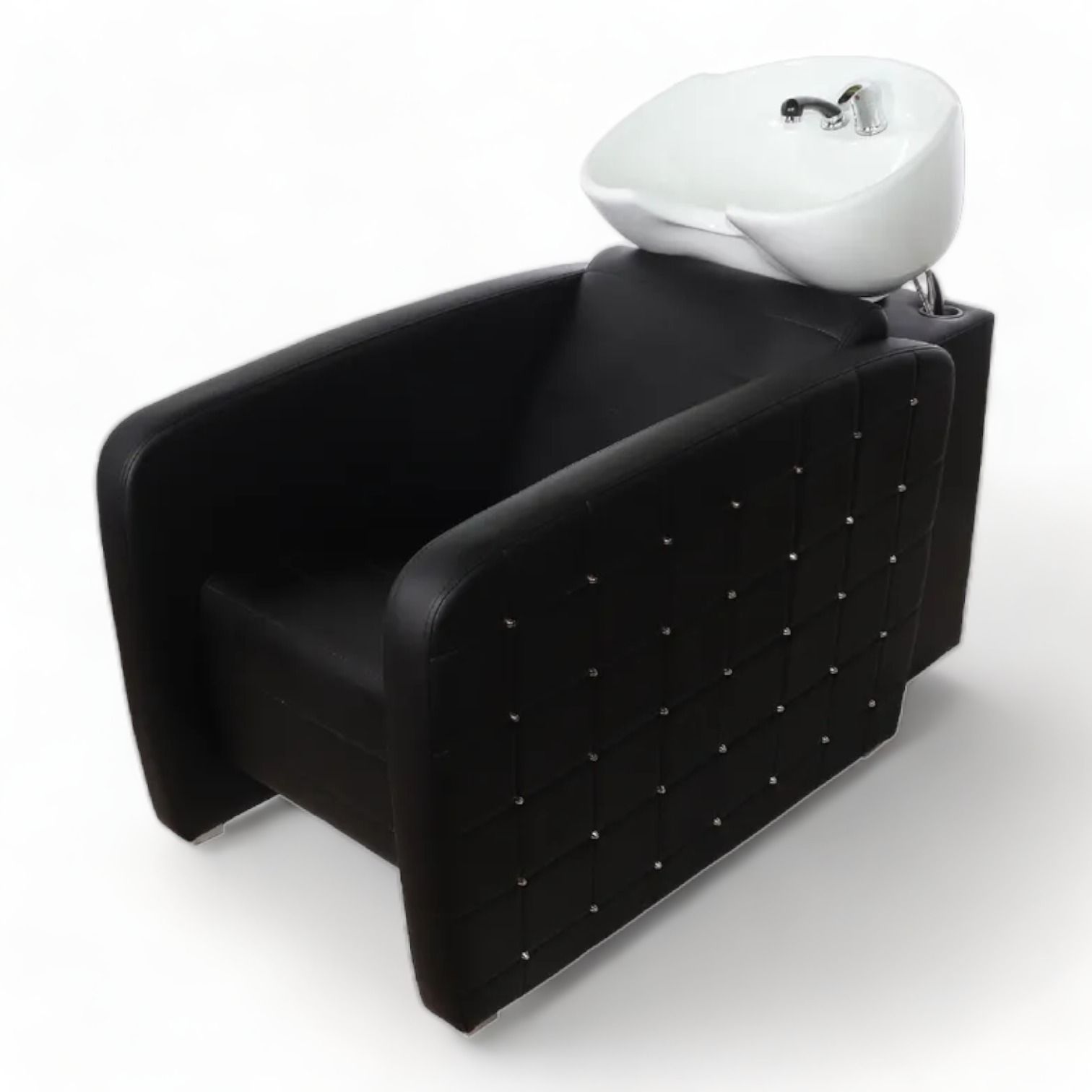 

Парикмахерская мойка Гламрок, Черный, Раковина черная глубокая, Гламрок