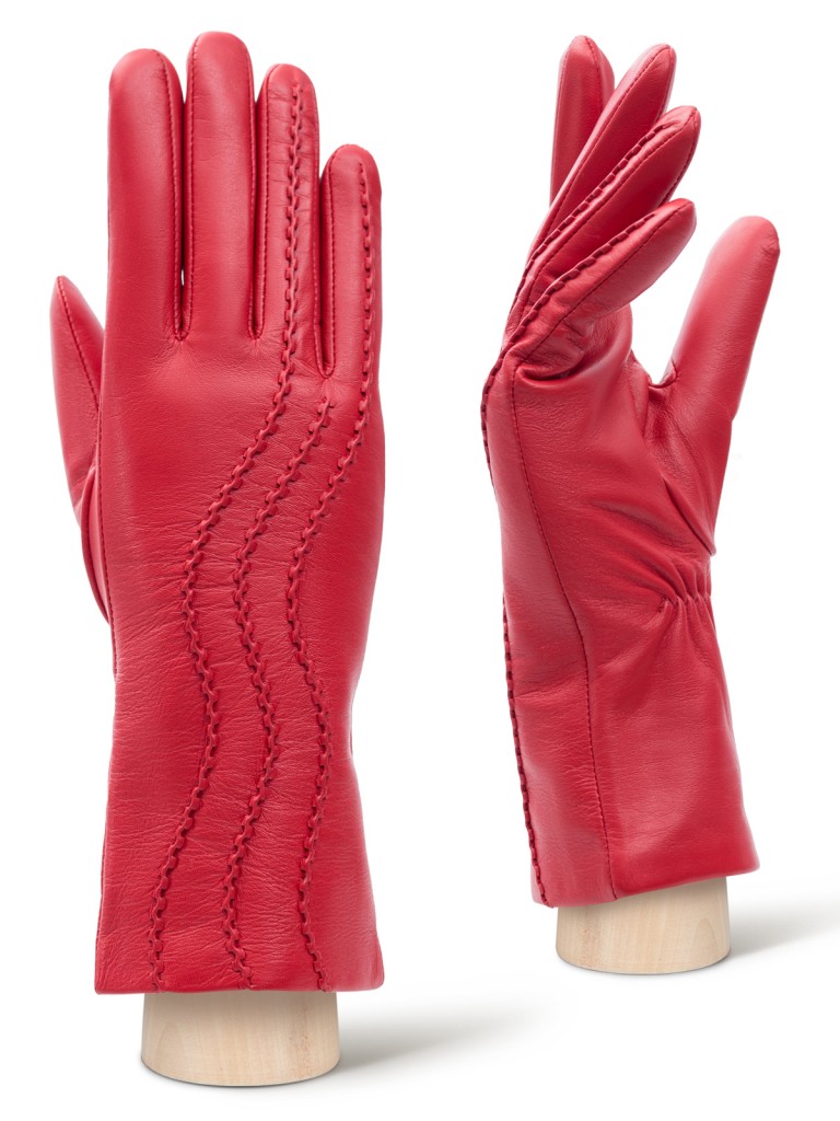 

Перчатки женские Labbra LB-0636 красные, Красный, LB-0636