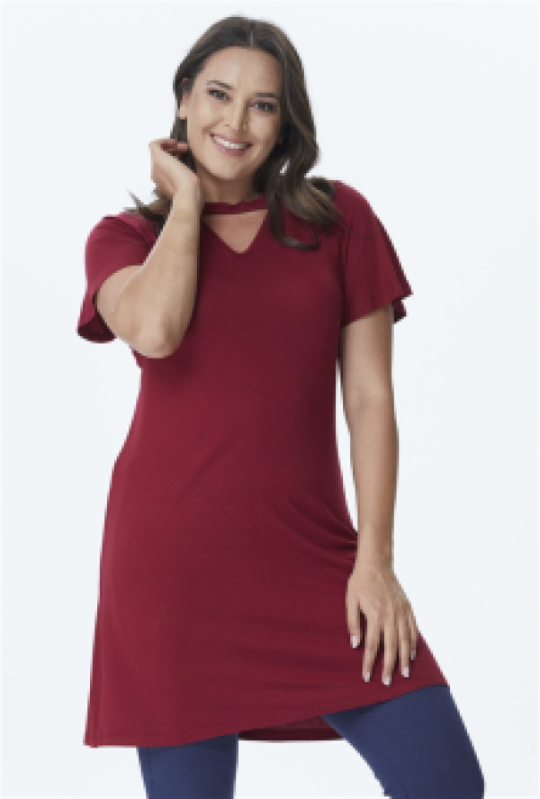 

Туника женская My Line Moda 362 красная M (доставка из-за рубежа), Красный, 362