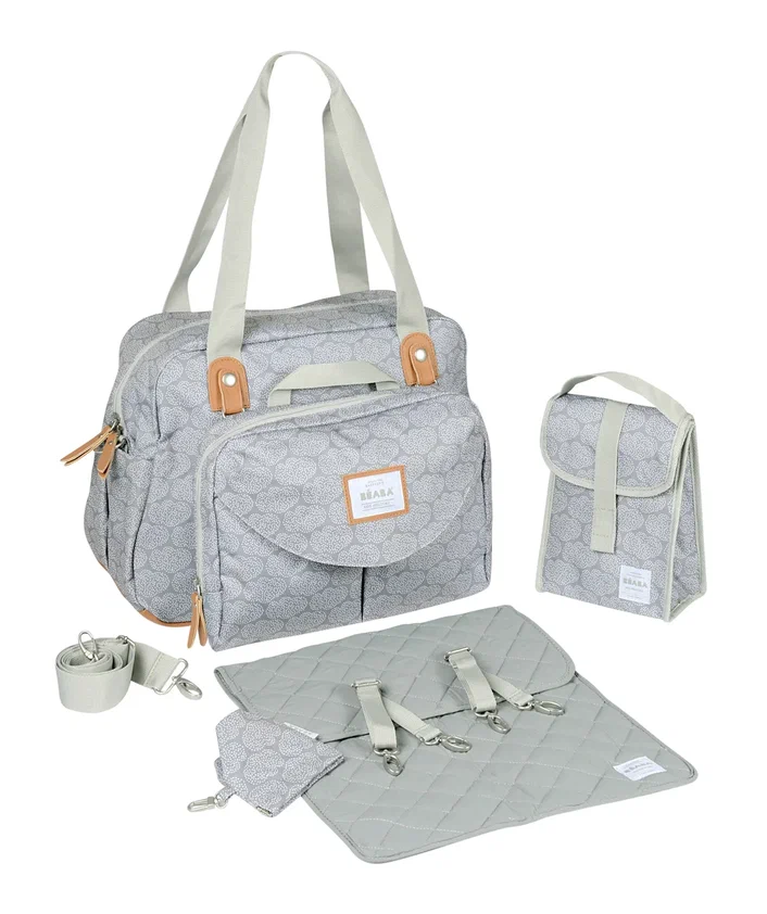 Сумка для коляски Beaba Geneva TINY CLOUDS beaba сумка для мамы chang bag geneva 2 tiny clouds