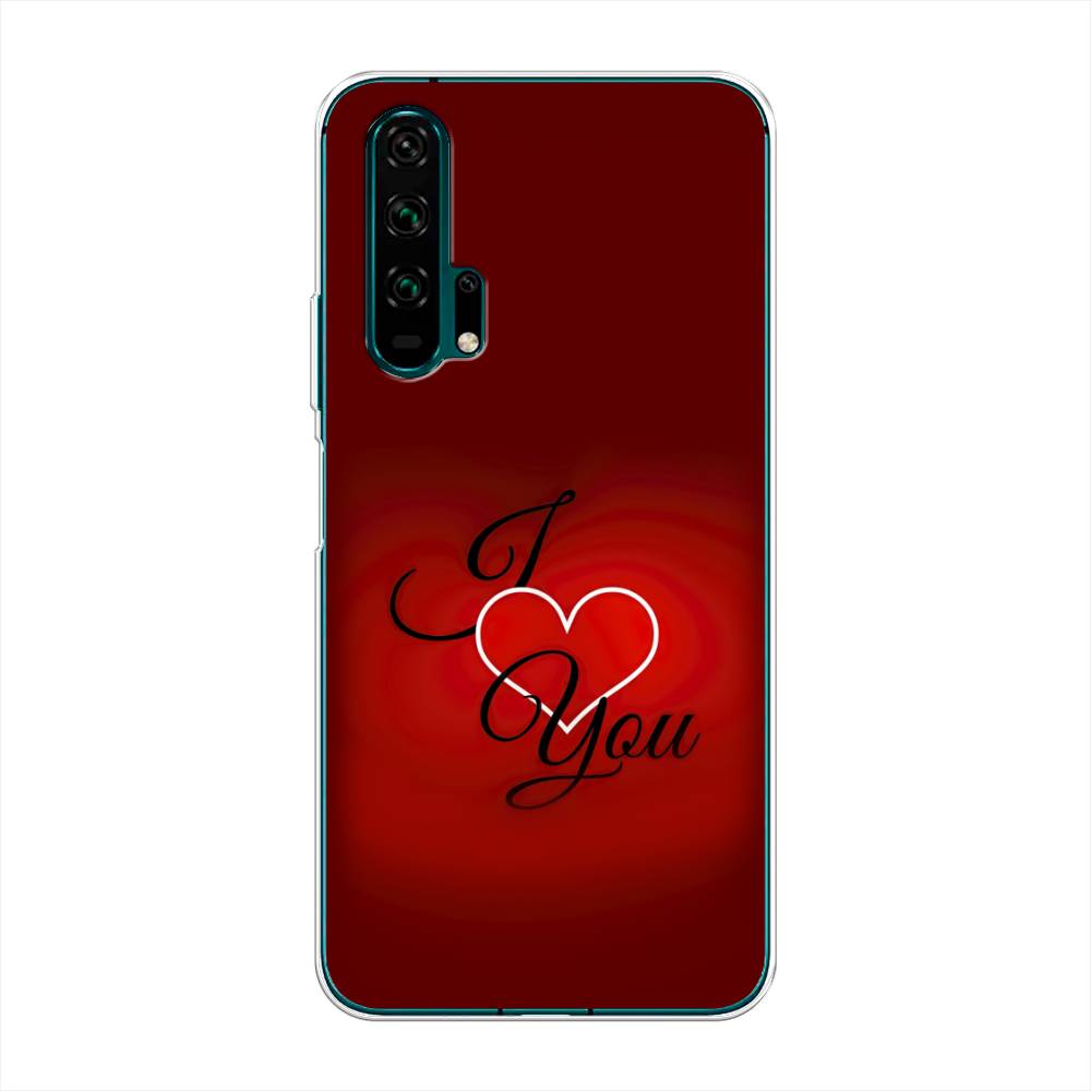 

Чехол Awog на Honor 20 Pro "I love you 3", Разноцветный, 69350-6