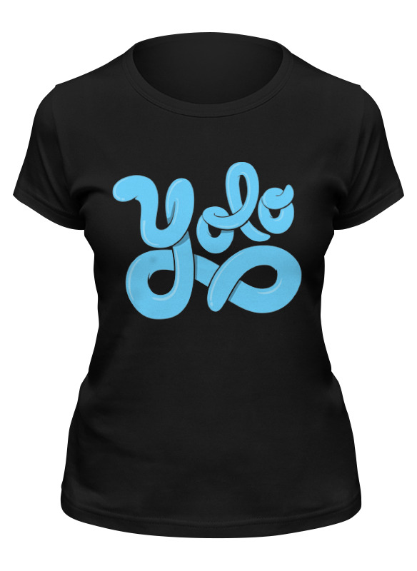 

Футболка женская Printio Yolo (you only live once) черная XL, Черный, Yolo (you only live once)