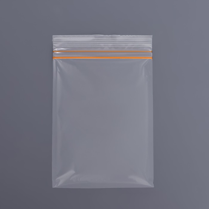 

Пакет zip lock с двойным замком, "ЭКСТРА", 10x15 см, 50 мкм (100 шт.), Прозрачный